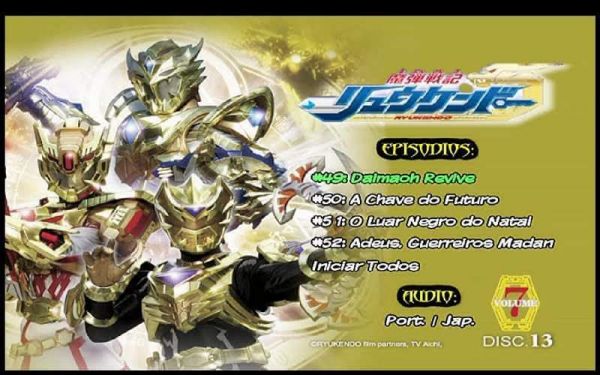 RYUKENDO COMPLETO DOIS AUDIOS 13 DVDS